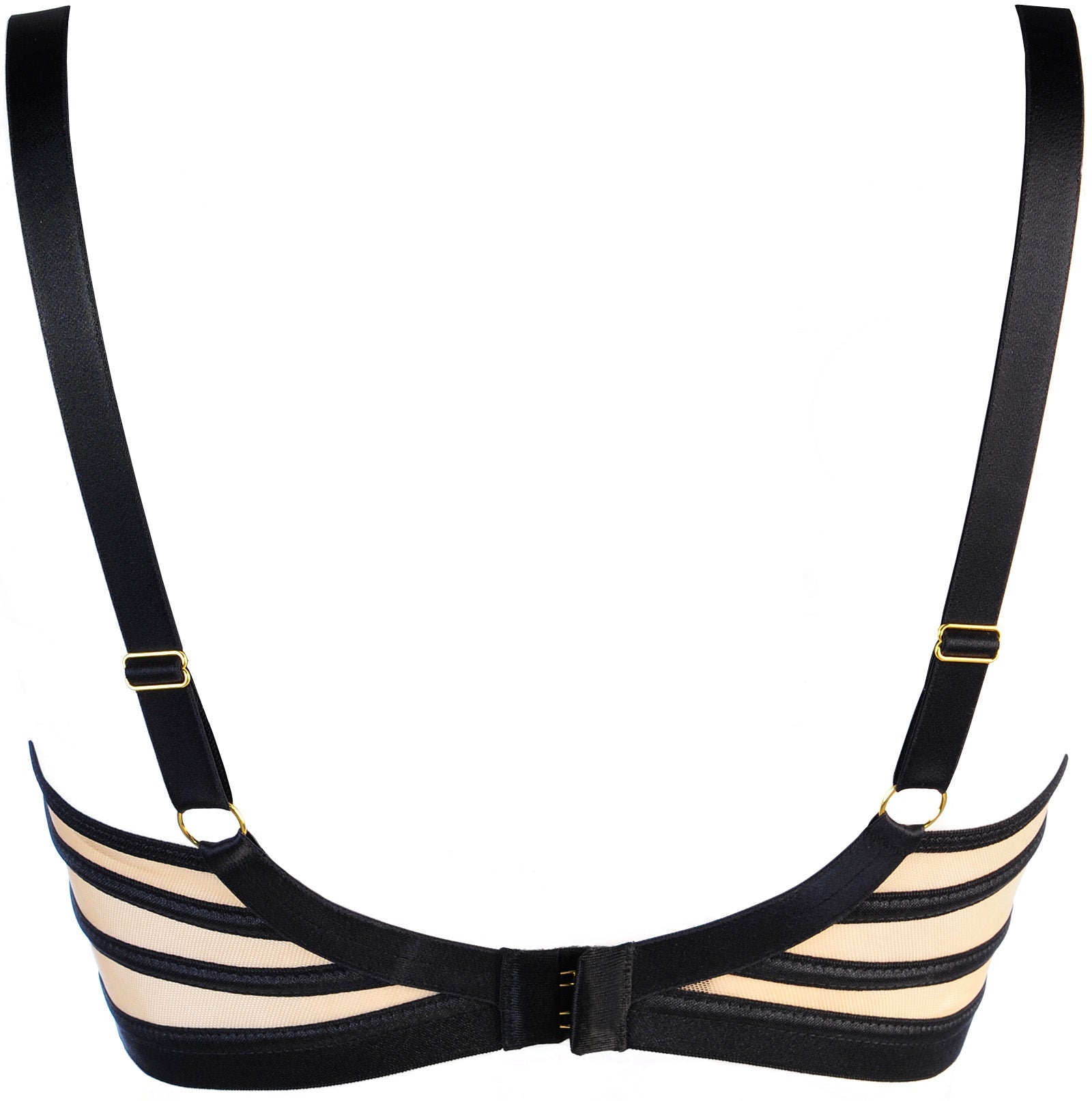 Axami Angel Black Ultra Sheer Balconette Bra — view 6