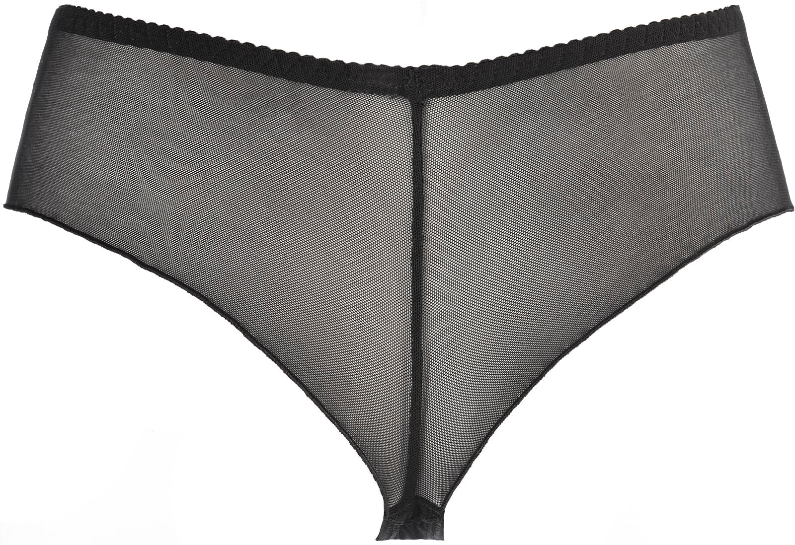 Axami Angel Black Ultra Sheer Brazilian Thong Panty — view 6
