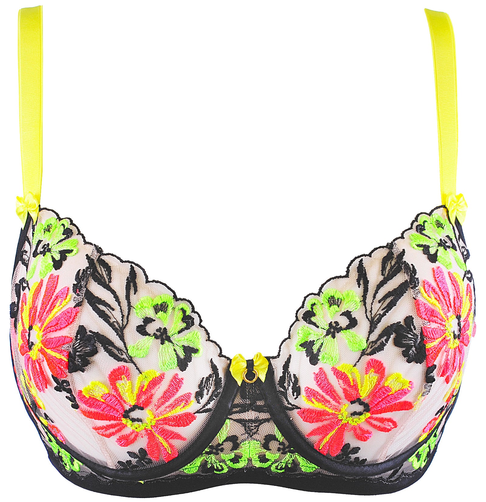 Axami Luminara Sheer Balconette Bra — view 6