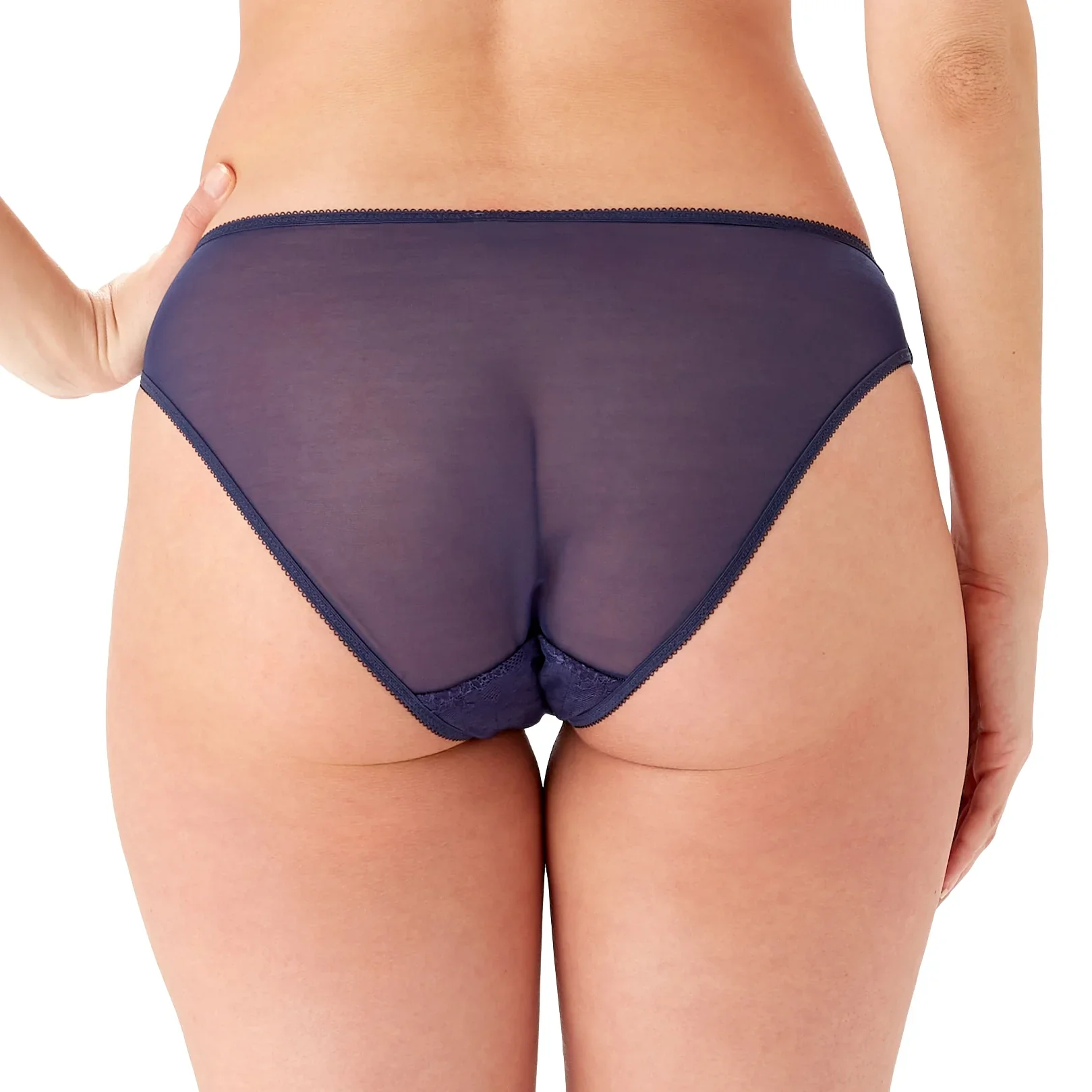 Gossard Glossies Lace Eclipse Sheer Bikini Panty — view 2