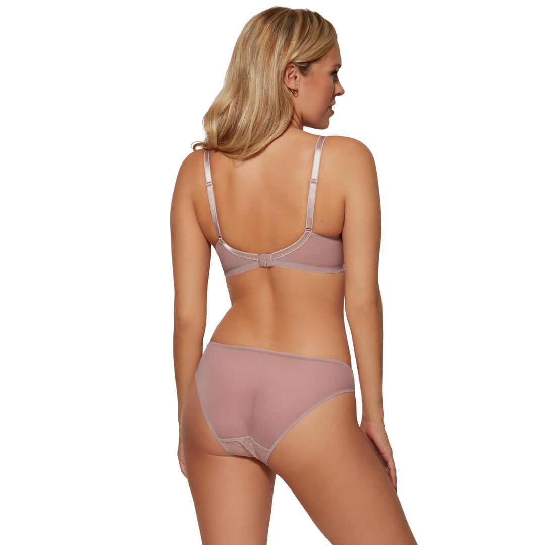 Gossard Glossies Lace Mink Sheer Molded Bra — view 7
