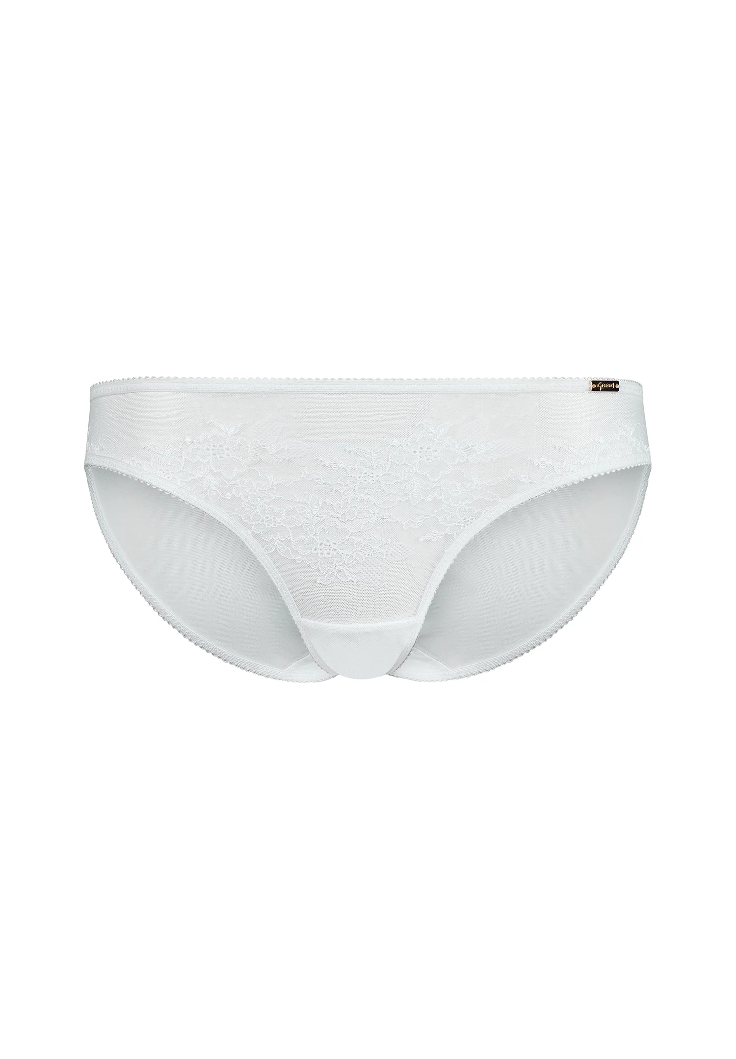 Gossard Glossies Lace White Sheer Bikini Panty — view 6