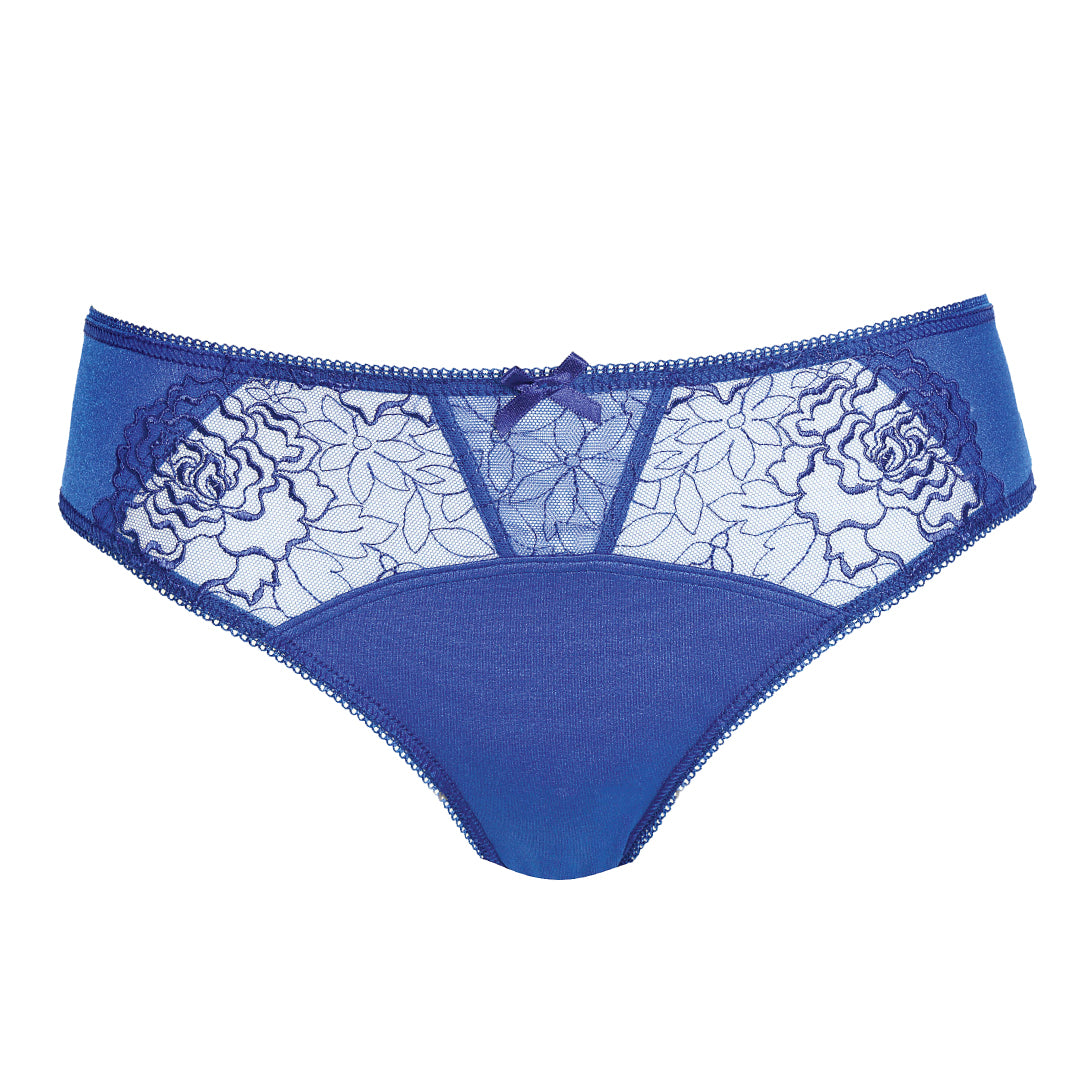Gorteks Pamela Sapphire Semi Sheer Low Rise Bikini Panty — view 4