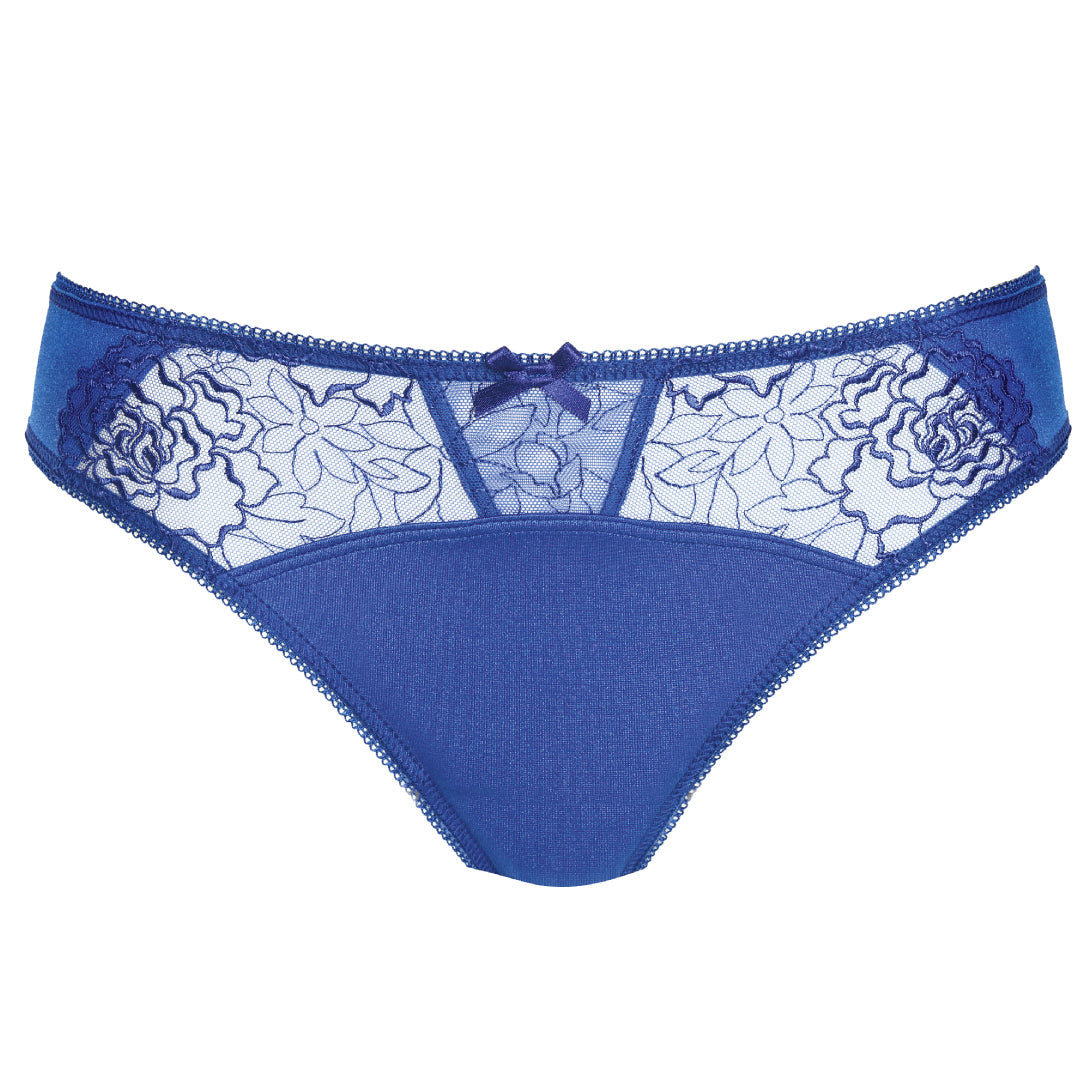 Gorteks Pamela Sapphire Semi Sheer Thong Panty — view 4