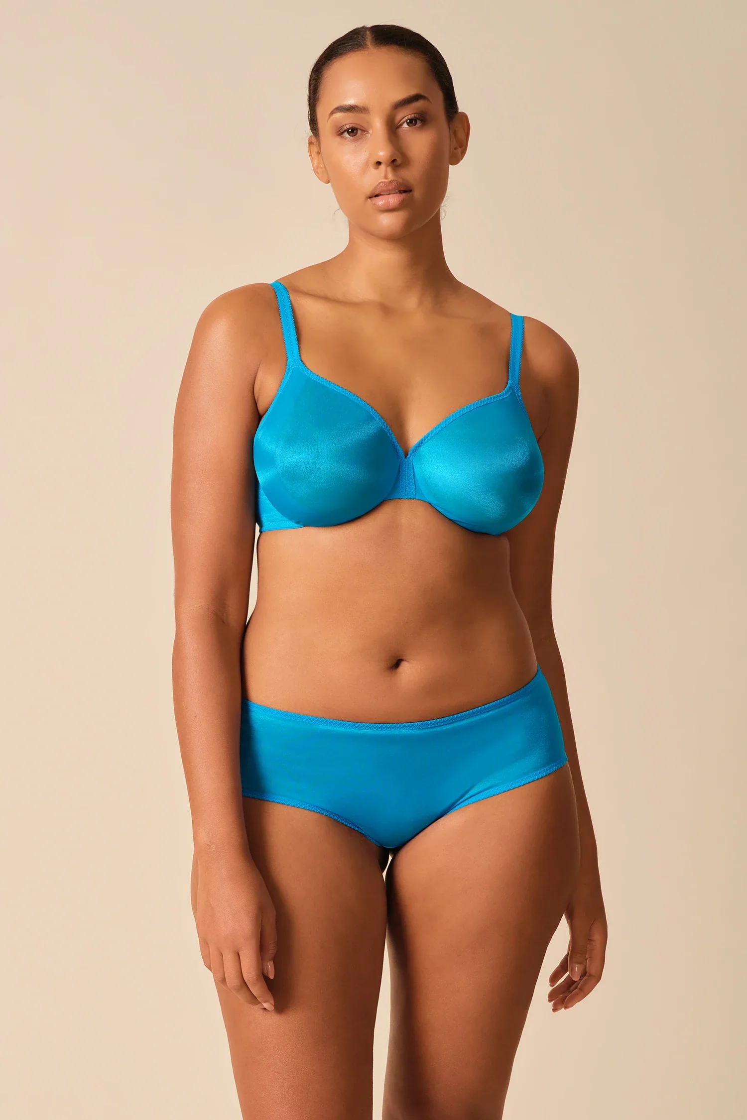 Gossard Glossies Atomic Blue Sheer Shorts — view 4