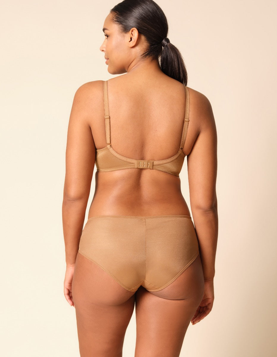 Gossard Glossies Bronze Sheer See Through Shorts Panty — view 6