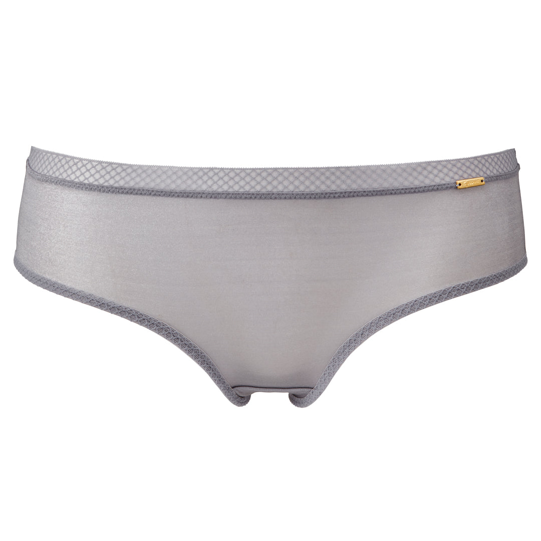 Gossard Glossies Silver Sheer See Through Shorts Panty — view 7