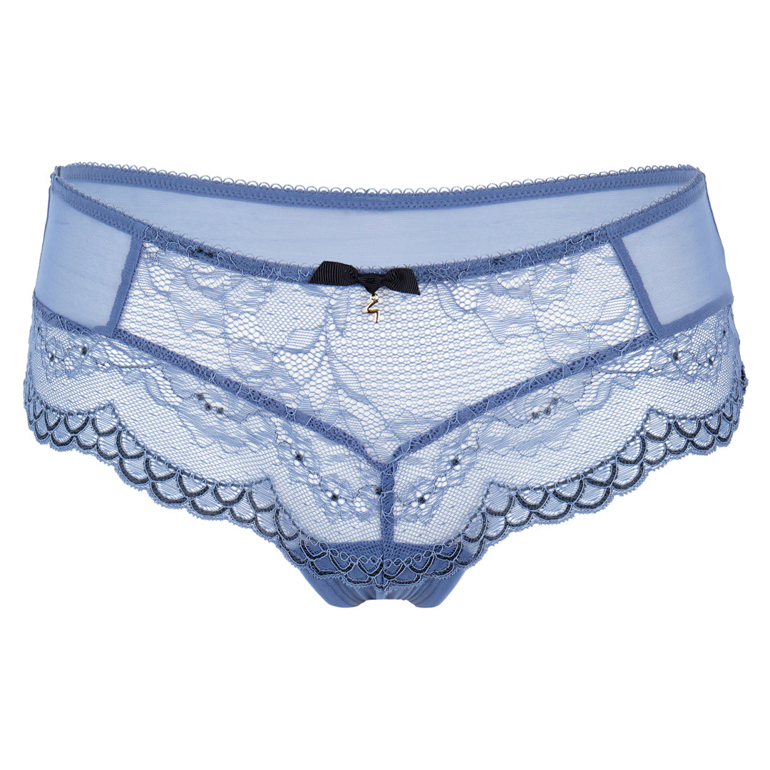 Gossard Superboost Lace Moonlight Blue Sheer Shorts Panty — view 7