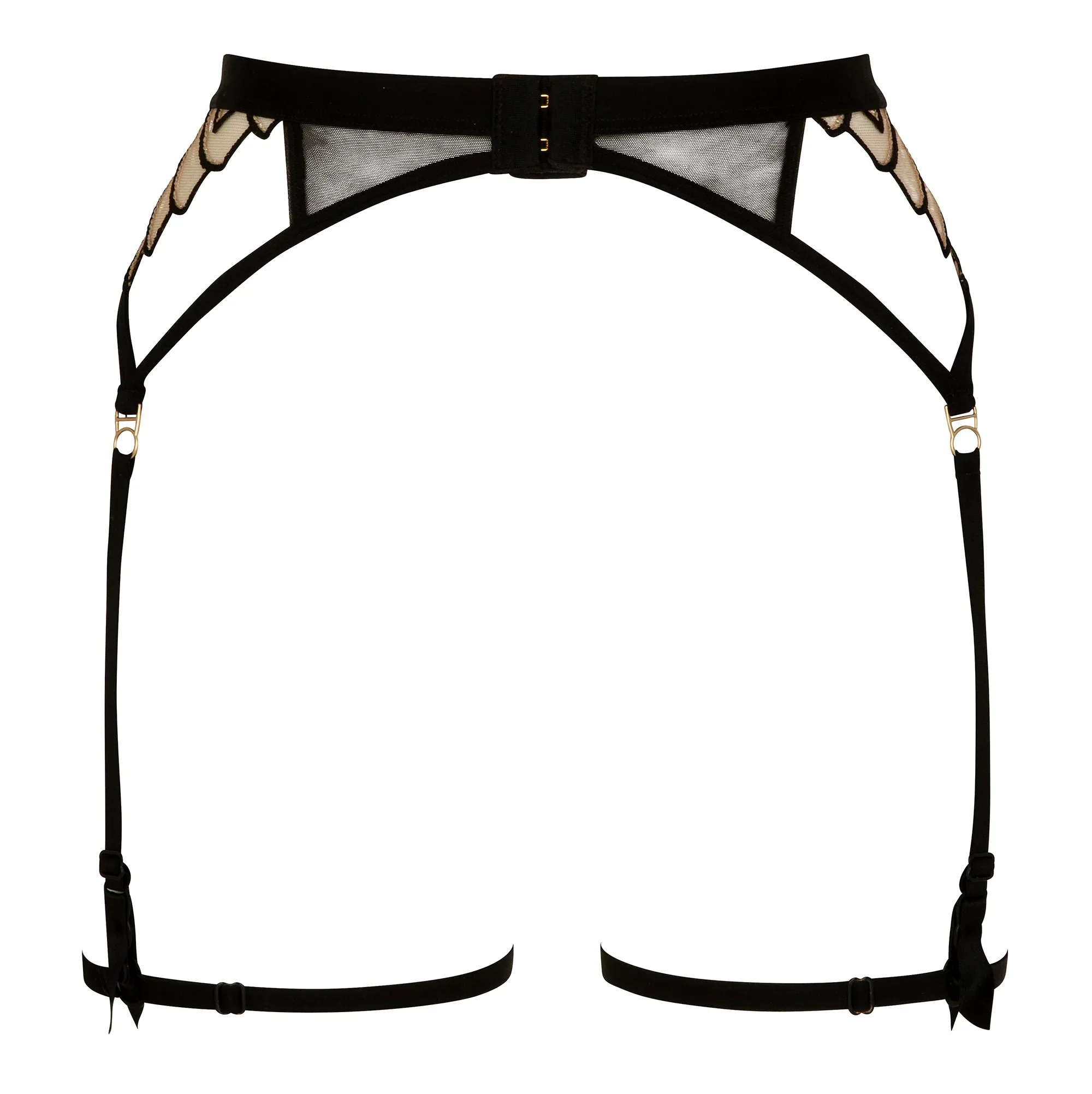 Atelier Amour Cosmic Dream Sheer Mesh Garter Belt — view 3
