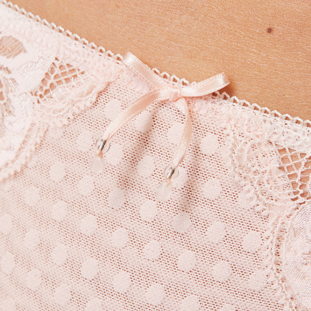 Gorteks Bari Semi-Sheer Lace Bikini Panty — view 3