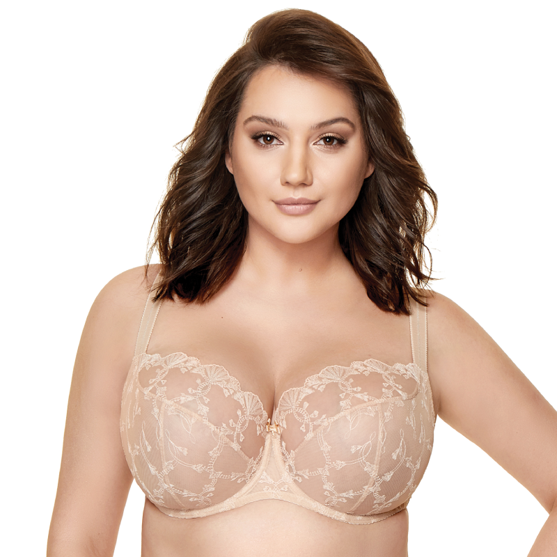Gorteks Bianca Embroidered Full Figure Bra — view 3