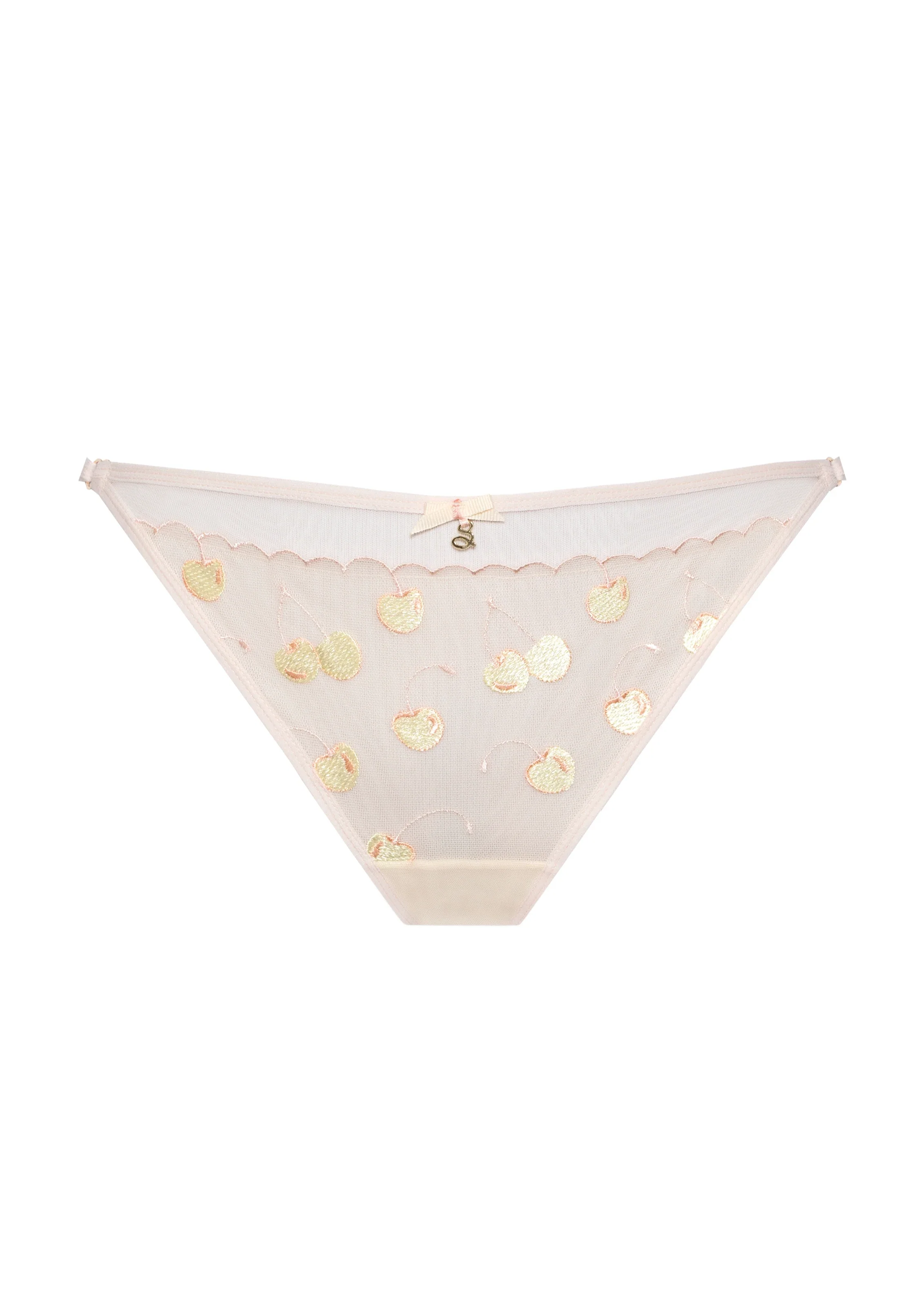 Samanta Cherie Pastel Sheer String Thong Panty — view 5
