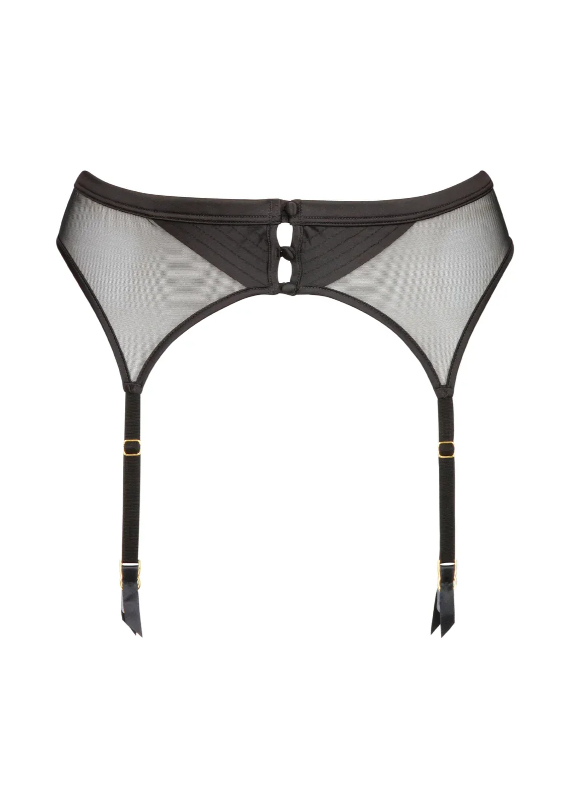 Atelier Amour Douce Insomnia Sheer Mesh Garter Belt — view 4