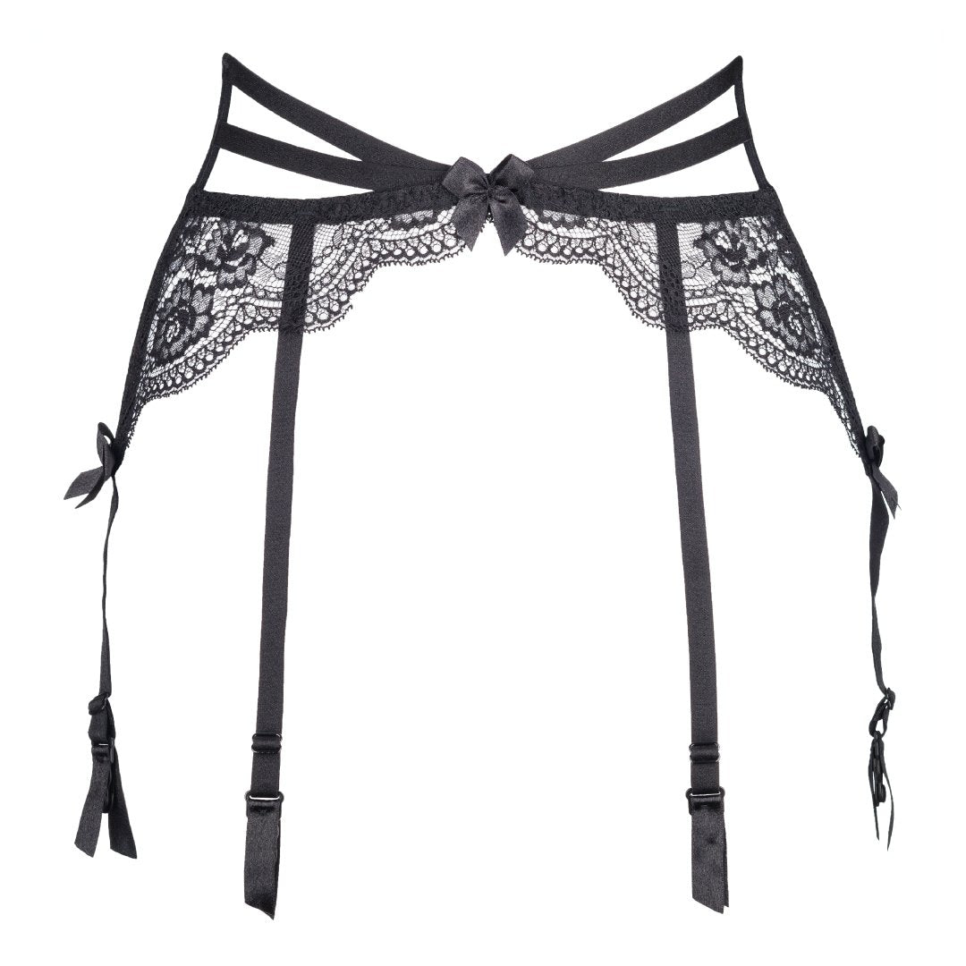 Axami French Kiss Sheer Lace Garter Belt — view 3