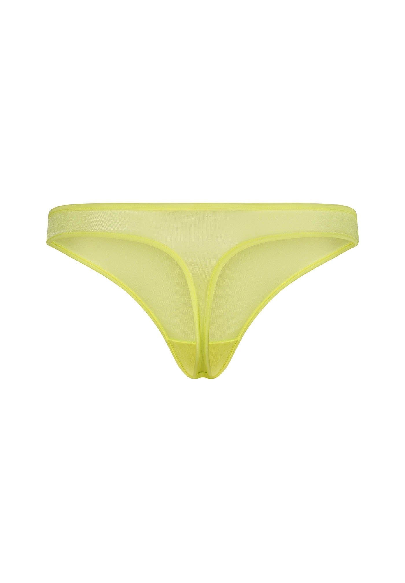 Gossard Glossies Sunny Lime Sheer Thong — view 6