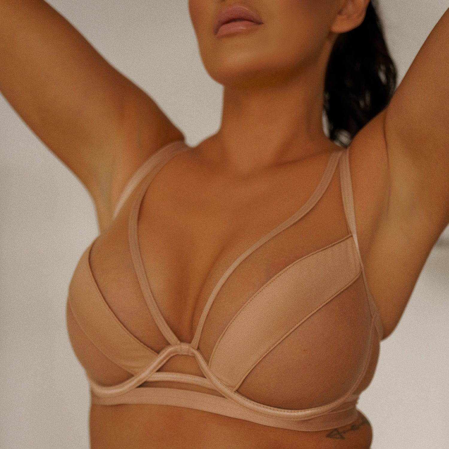 Kinga Lou Nude Soft Demi Cup Bra — view 7