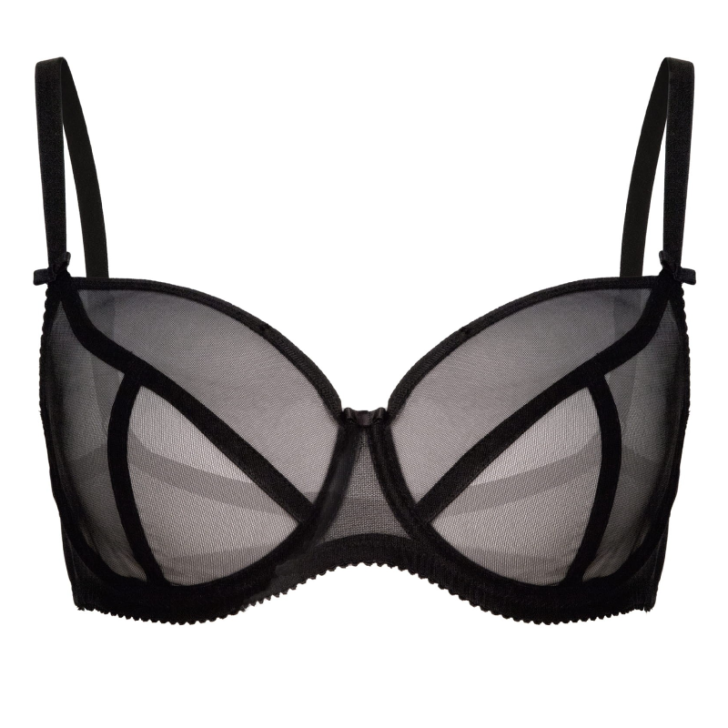 Unikat Janette Sheer See Through Full Figure Bra — view 3