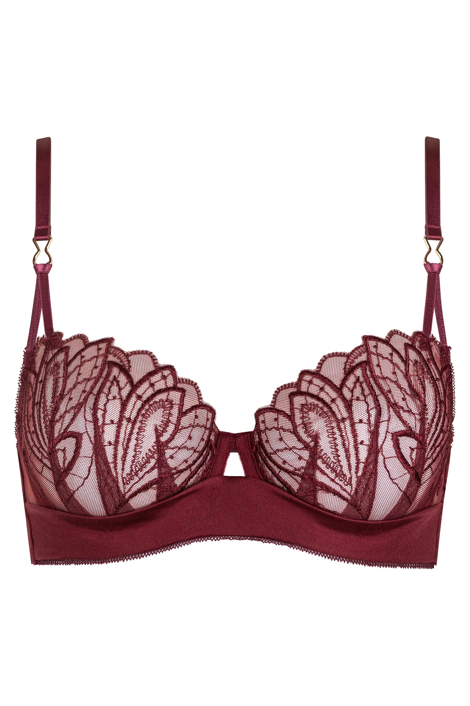 Lisca Adventure Garnet Red Underwire Bra — view 3