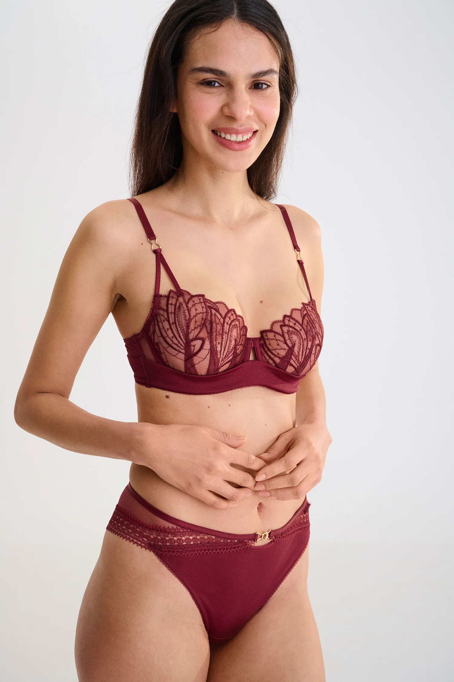 Lisca Adventure Garnet Red Brazilian Panty — view 5