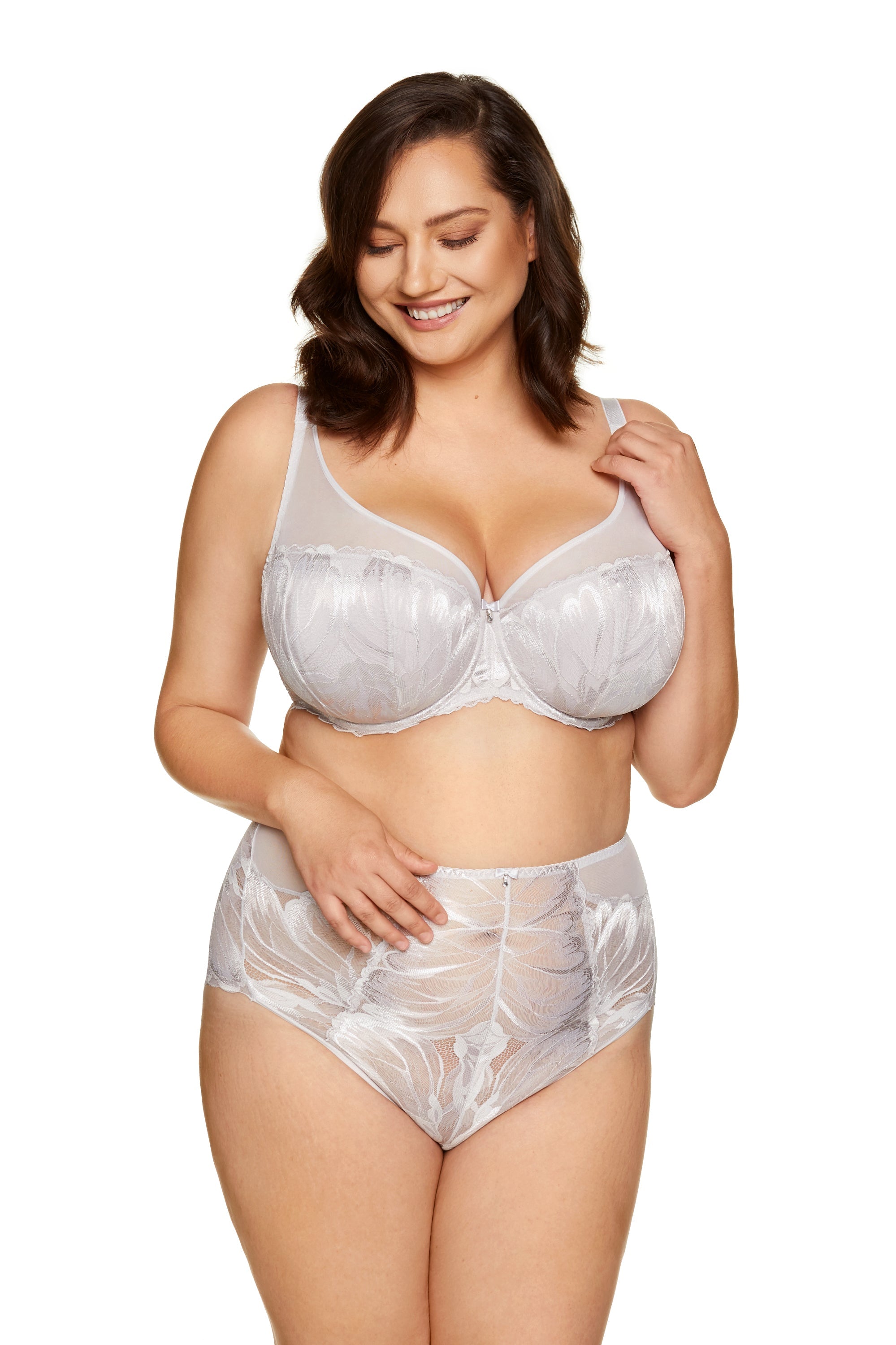 Gorteks Moon High Waist Lace Brief Panty — view 5
