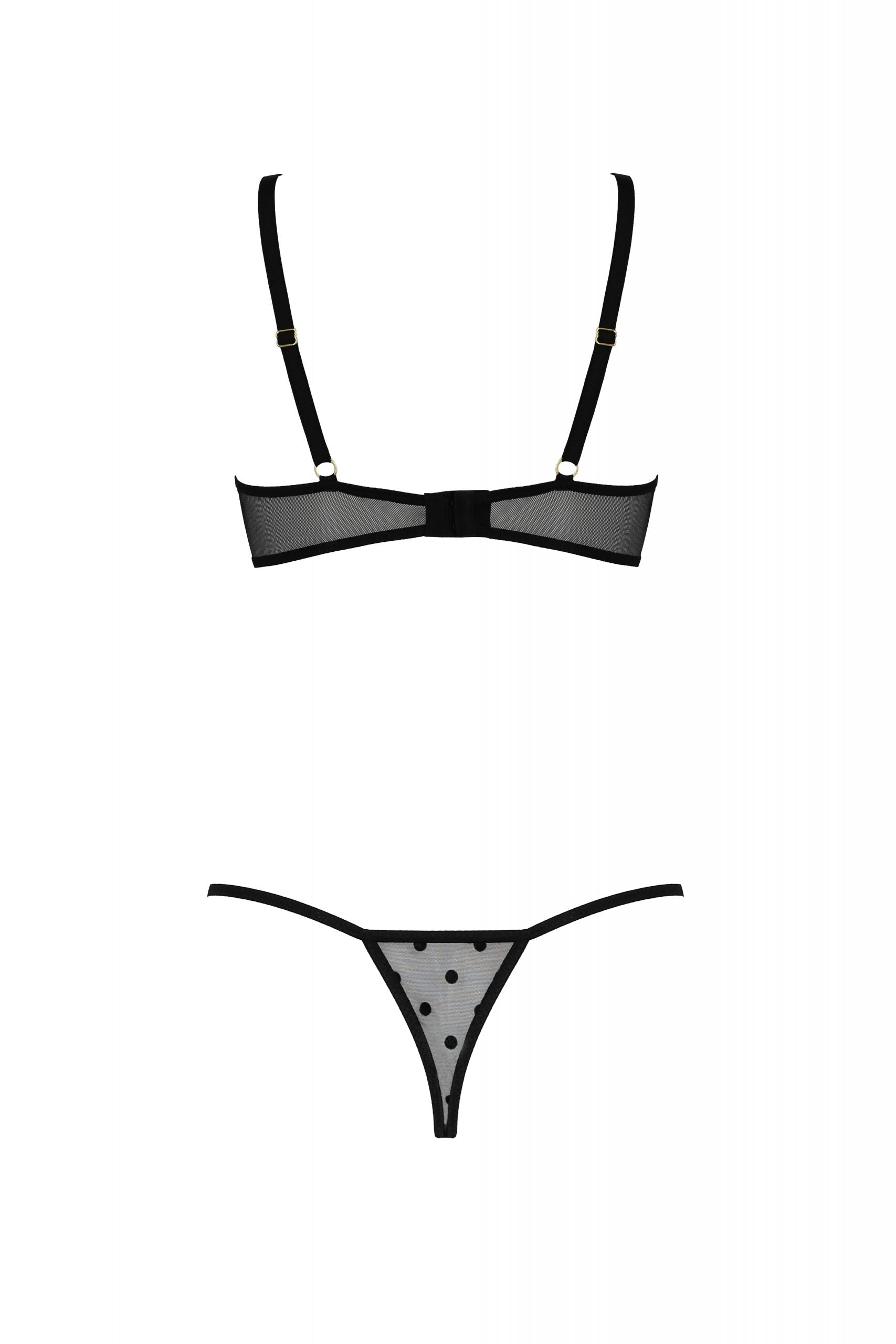 Sexy Open Cup Bra & Sheer String Passion Marina — view 5