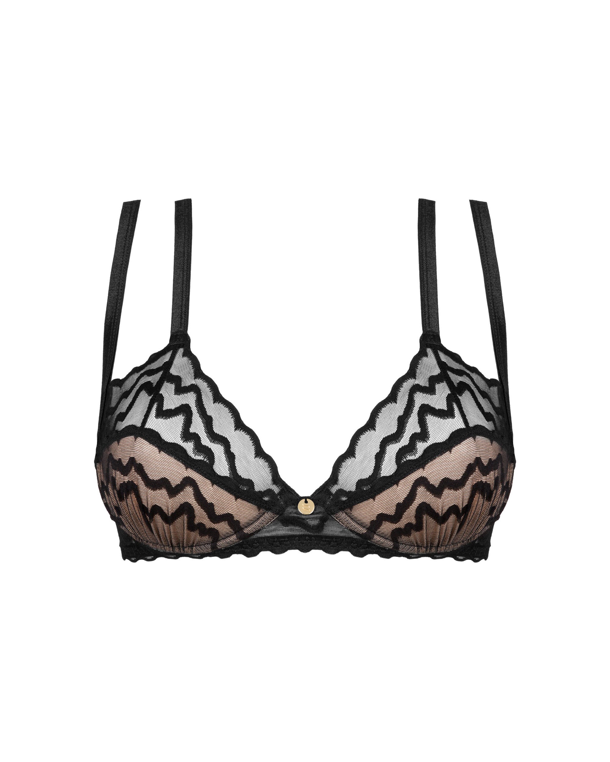 Obsessive Arienna Sheer Demi Cup Underwire Bra — view 3