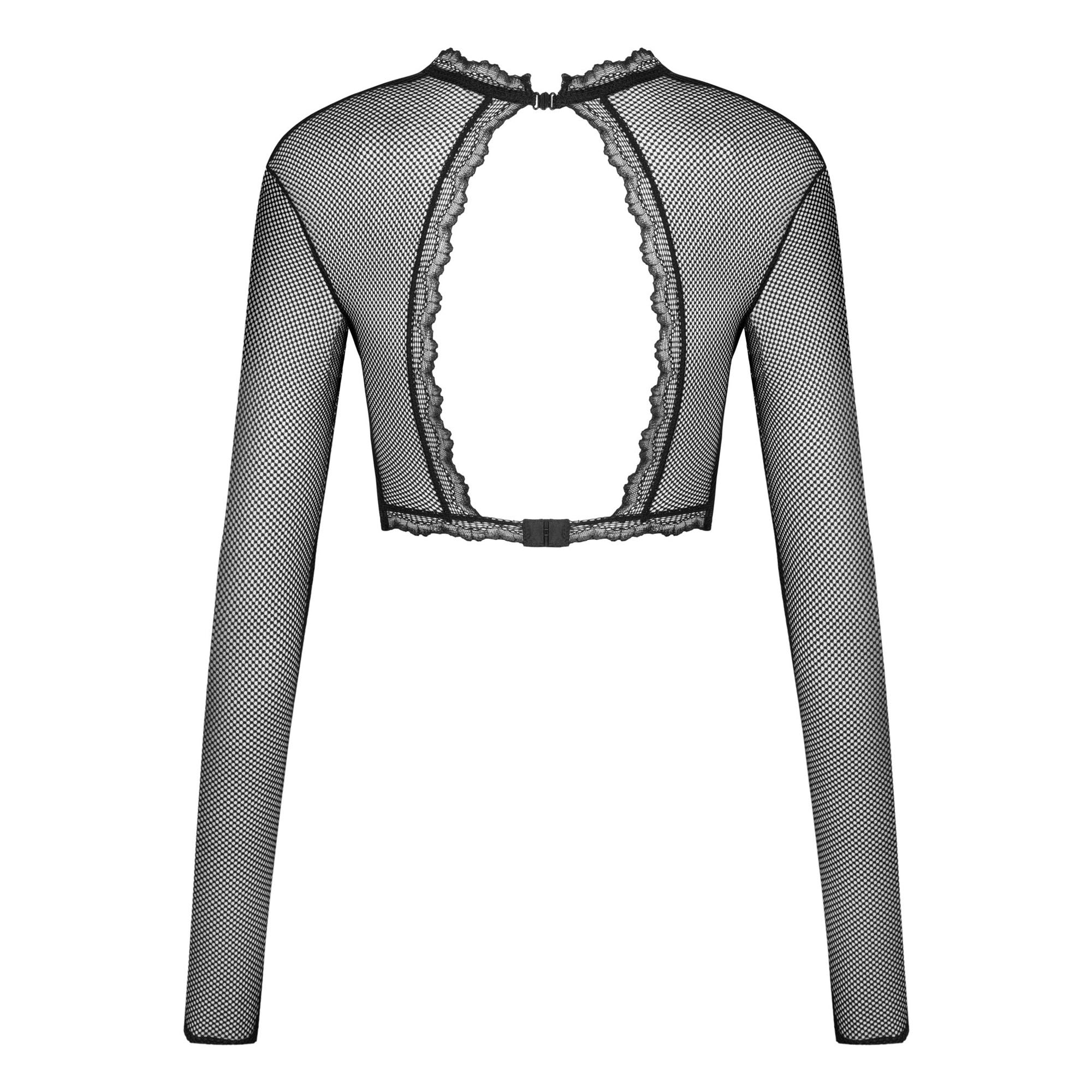 Obsessive Mibelia Fishnet Open Cup Top — view 6