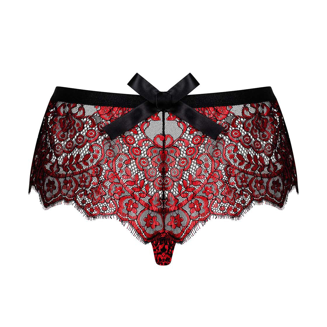 Obsessive Redessia Sheer Seductive Lace Shorties Panty — view 6