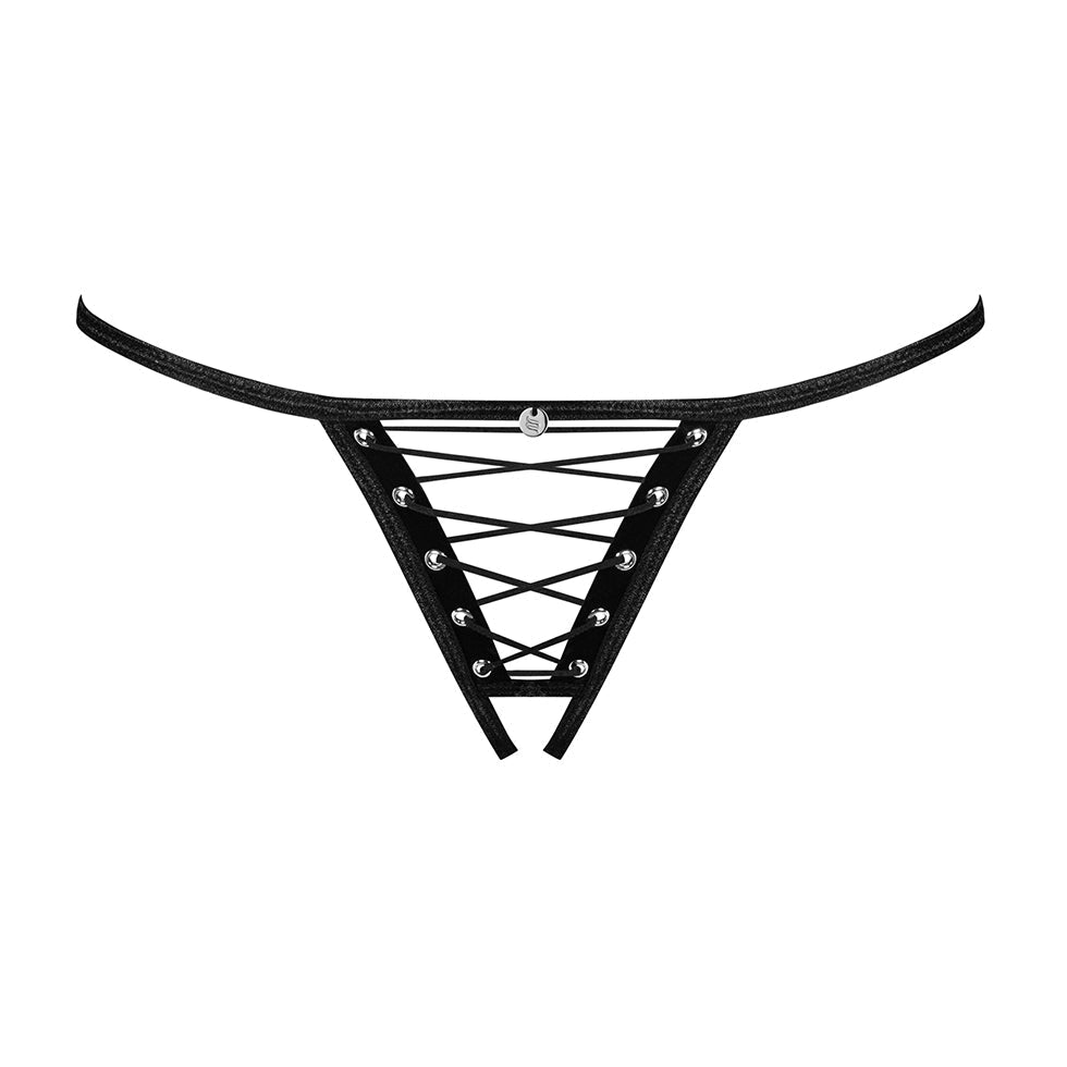 Obsessive Remediosa Flirty Crotchless String Thong Panty — view 7