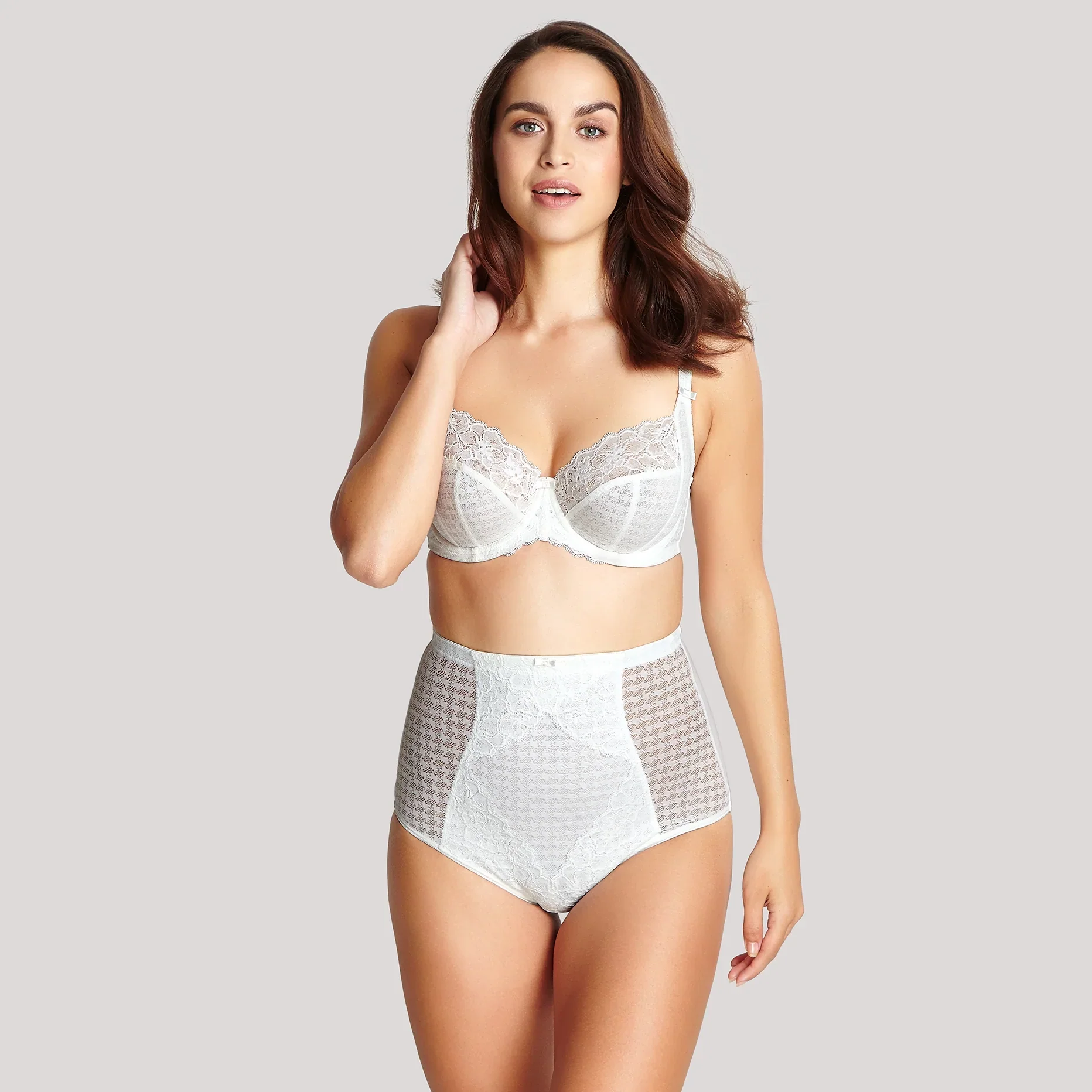 Panache Envy High Waist Shaping Brief Ivory — view 3