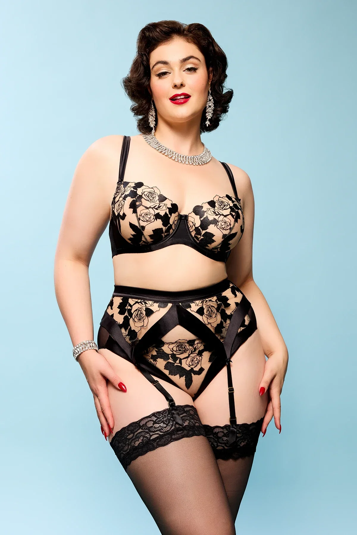Dita Von Teese Rosabelle G-String Black — view 5