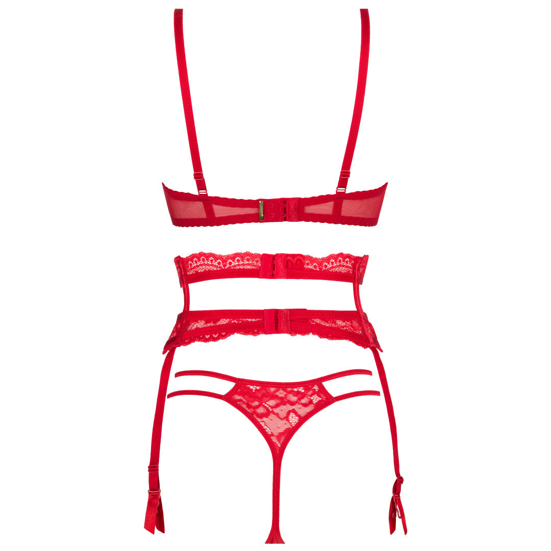 Axami Intense Sheer Peek-A-Boo Demi Bra — view 6
