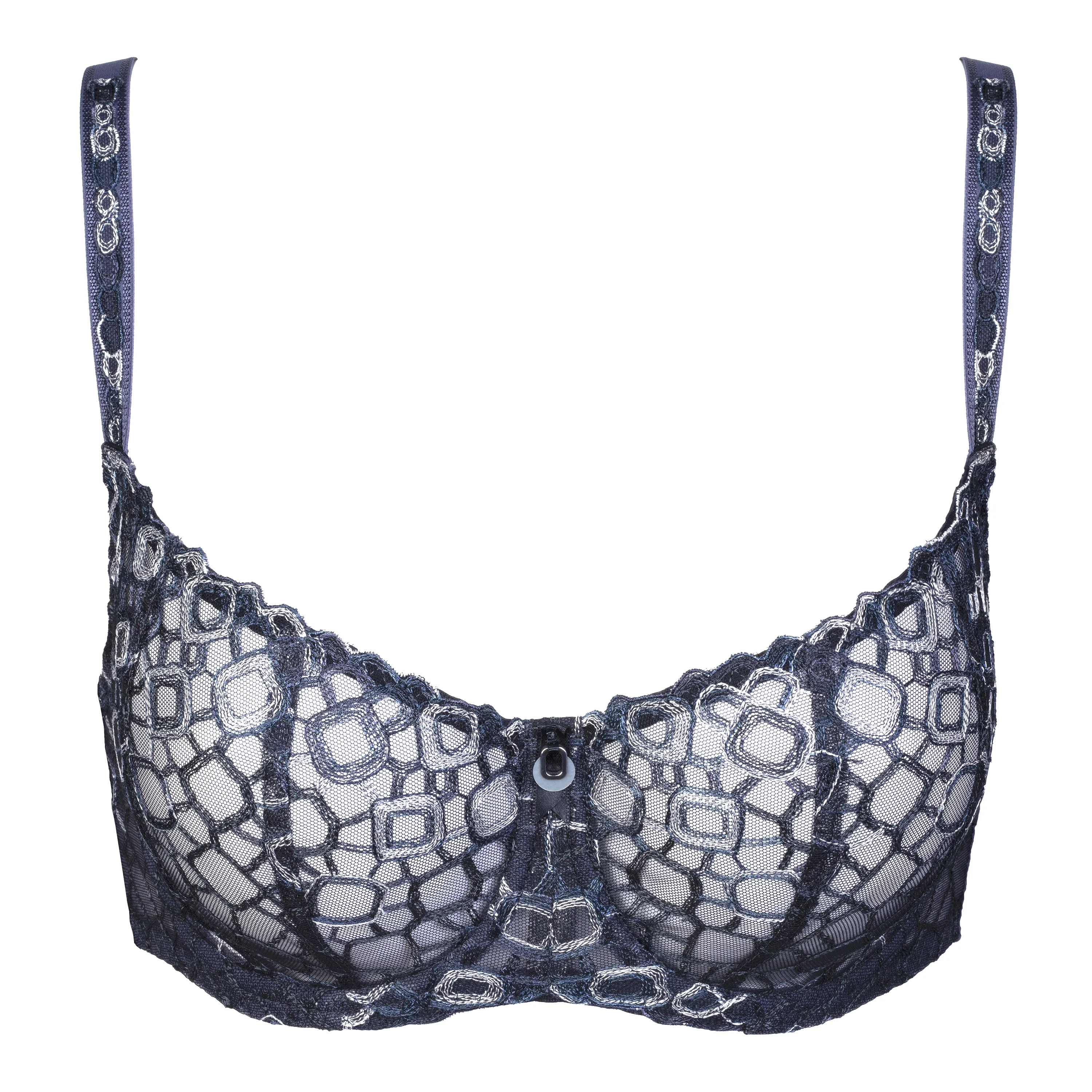 Sheer Embroidery Balconette Bra Sharon — view 3