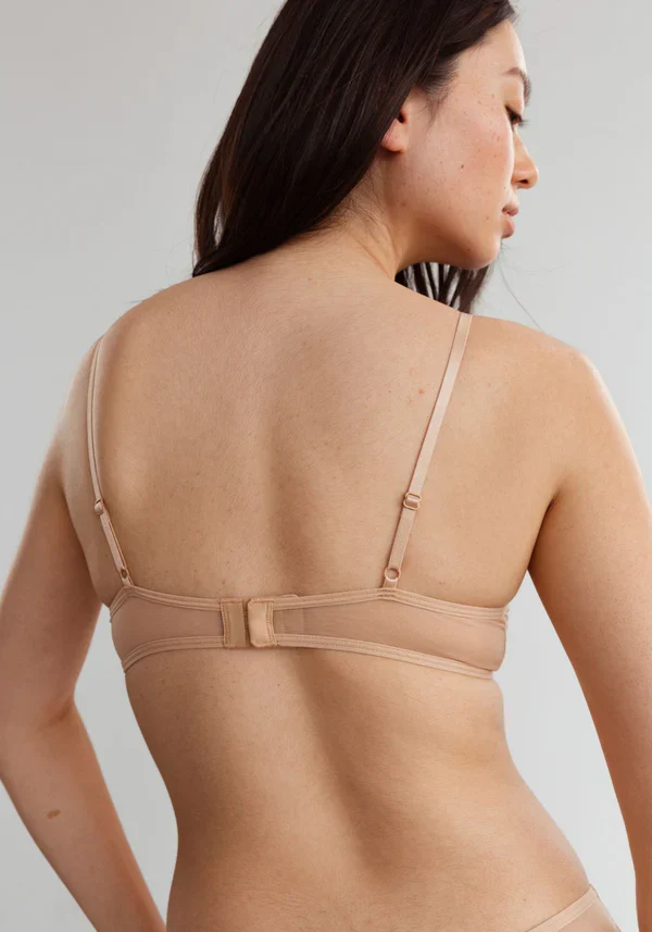 Blush The Mesh Bare Sheer Wireless Bralette — view 5