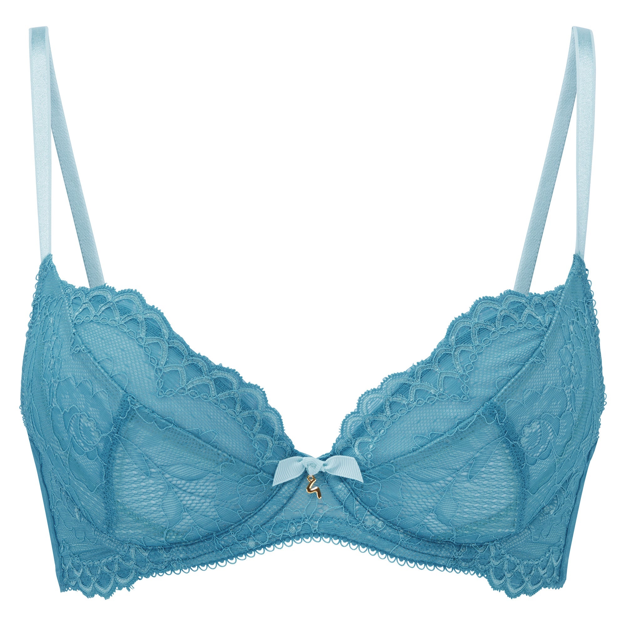 Gossard Superboost Lace Ocean Blue Plunge Bra — view 5