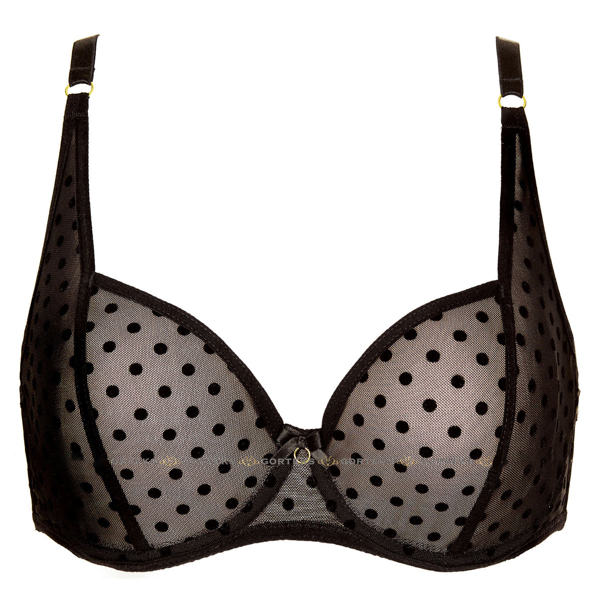 Gorteks Thalia Sheer Mesh Demi Cup Bra — view 7
