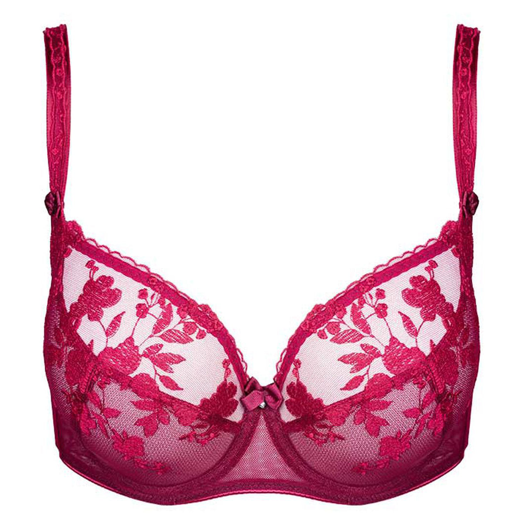 Sheer Mesh Embroidery Underwire Bra Tango — view 6