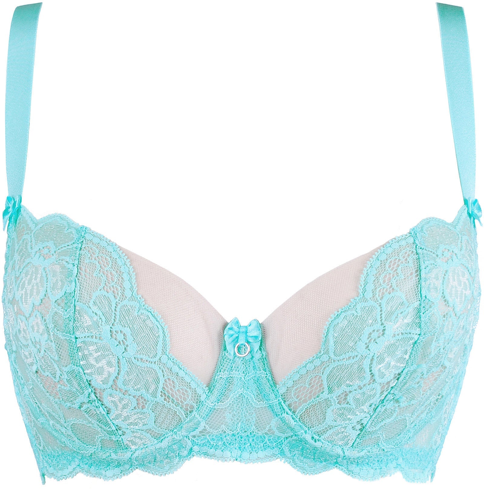 Bra Axami Allure Blue Floral Lace Balconette — view 5