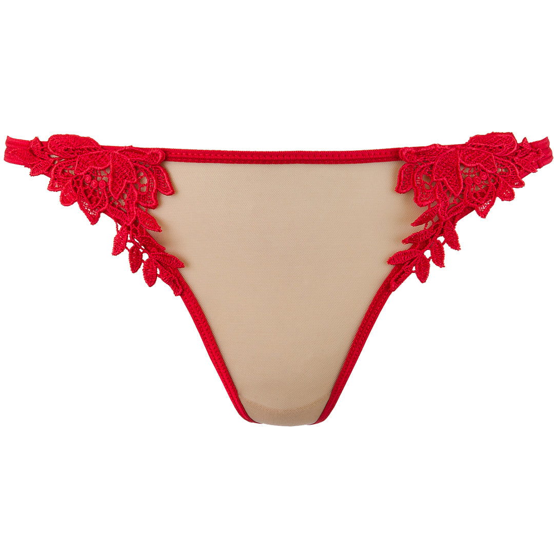 Axami Naughty in Nude Red String Thong — view 6