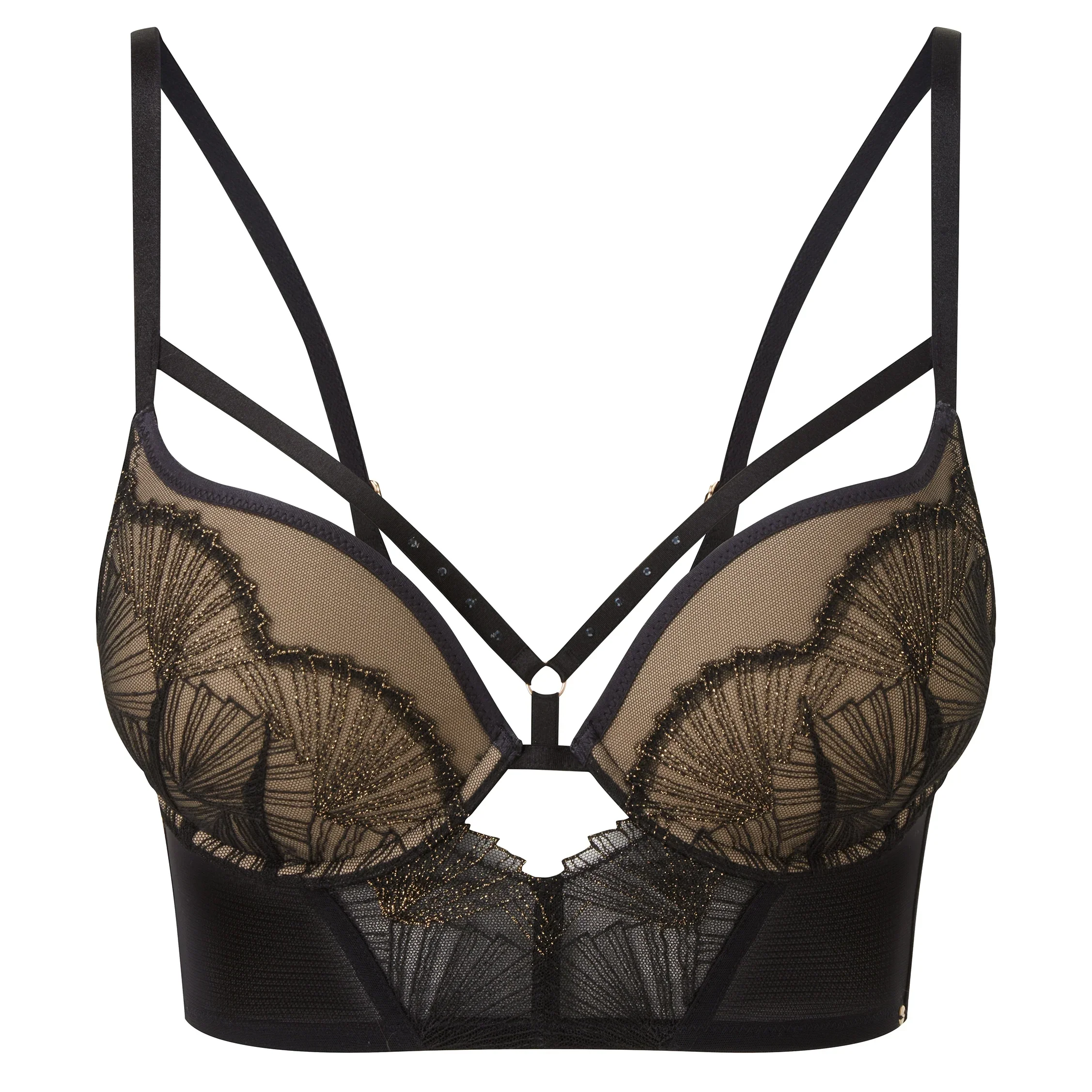 Gossard VIP Captivate Longline Padded Plunge Bra — view 3