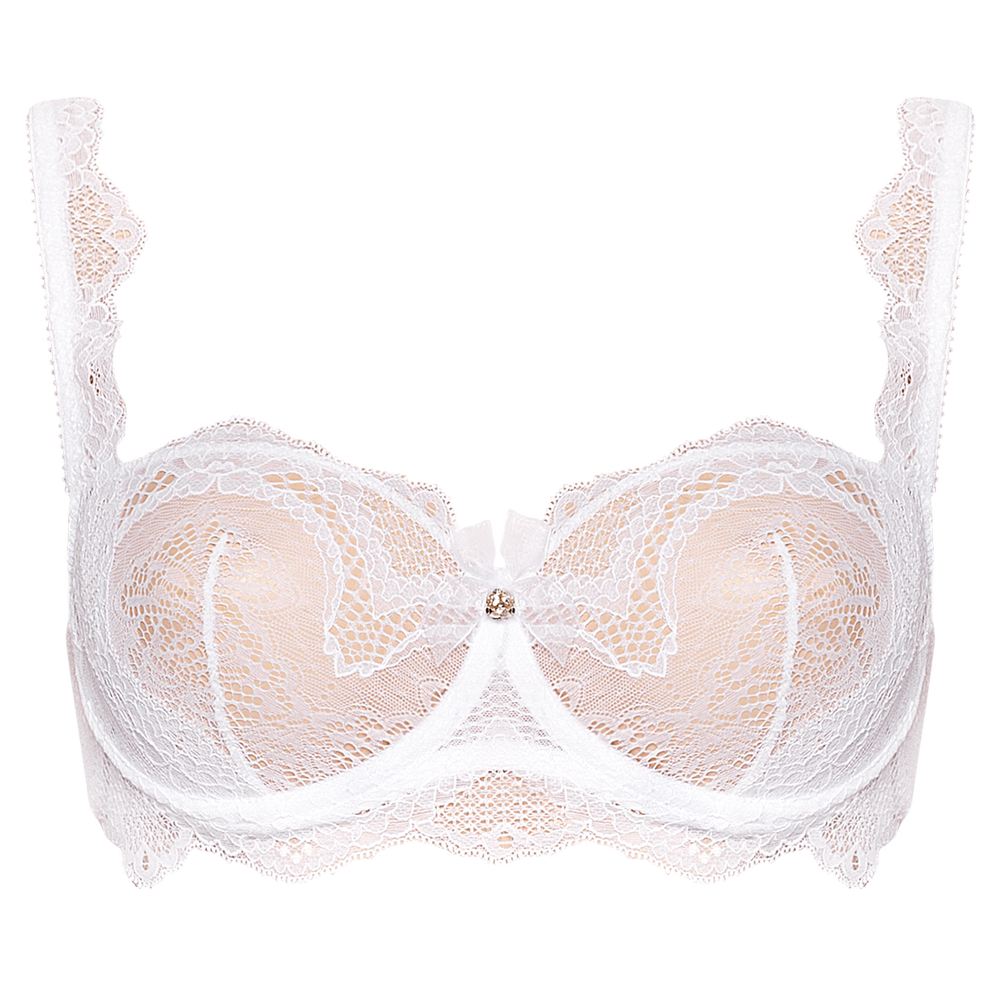 Ajour Aventine Sheer Lace Balconette Bra — view 3