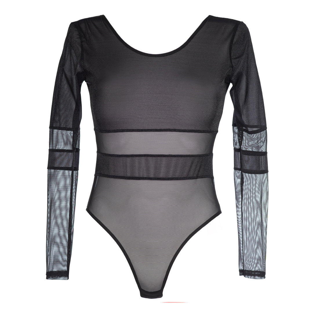 Axami Miami Vibe Sheer Shimmer Mesh Teddy — view 3