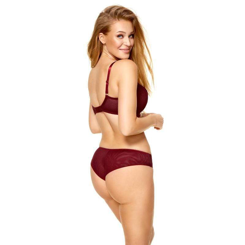 Kinga Cherry Brazilian Panty Double Tulle — view 4