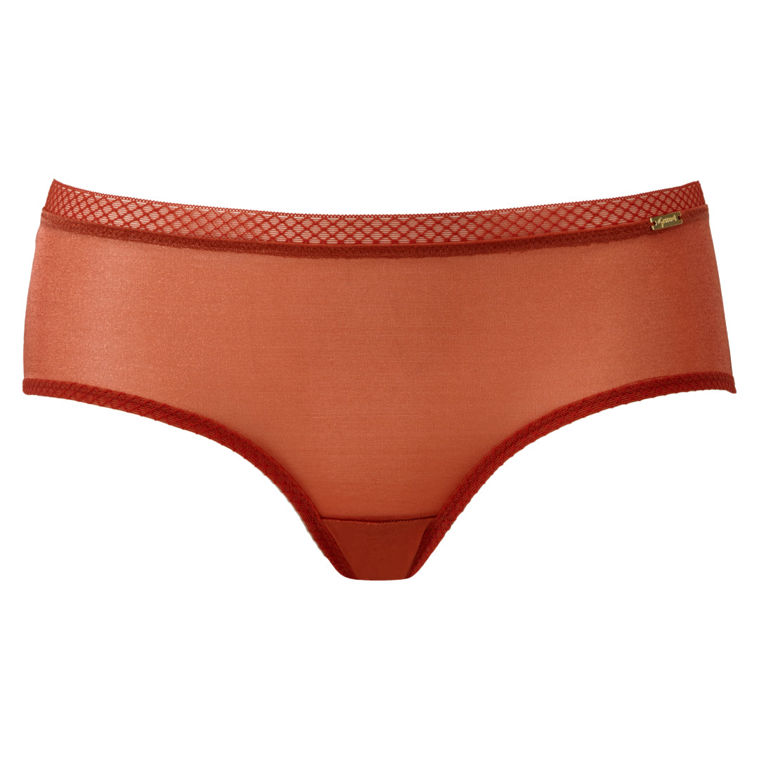 Gossard Glossies Cayenne Sheer See Through Shorts Panty — view 5