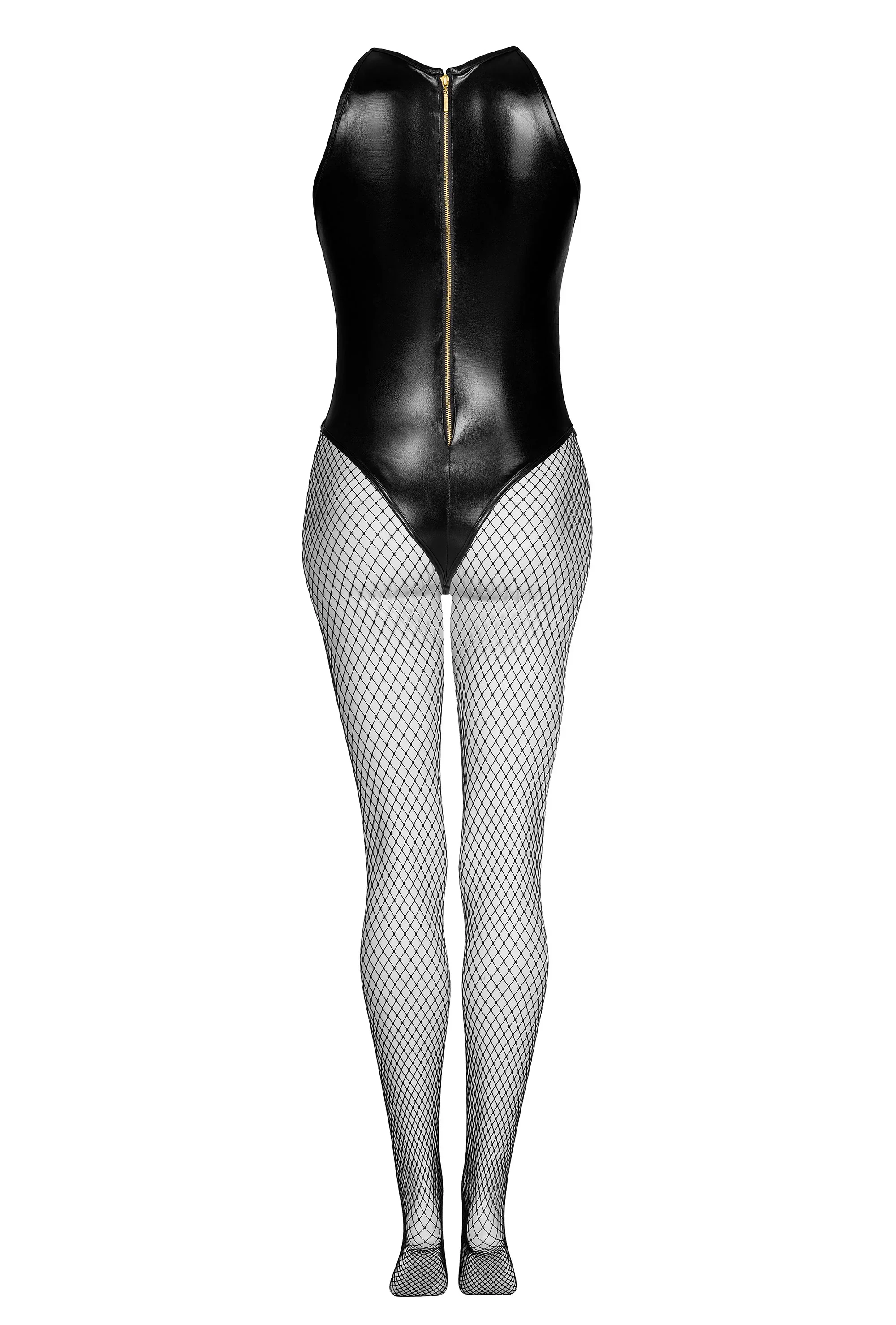 Beauty Night Dark Magnet Glossy Wetlook Bodysuit — view 7