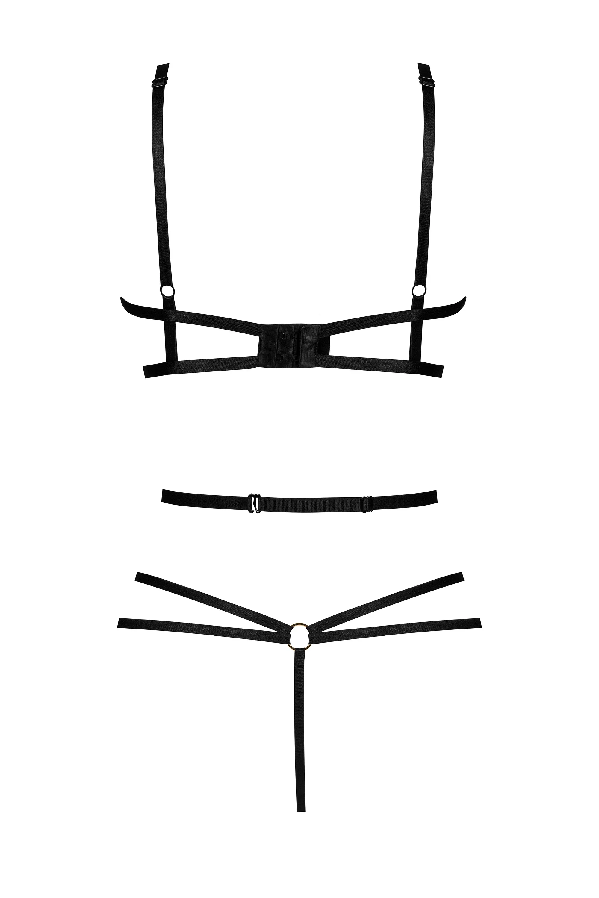 Beauty Night Elaris Lace Strappy Teddy — view 7