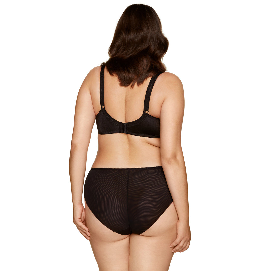 Gorteks Pamela Black Semi Sheer Bikini Panty — view 6
