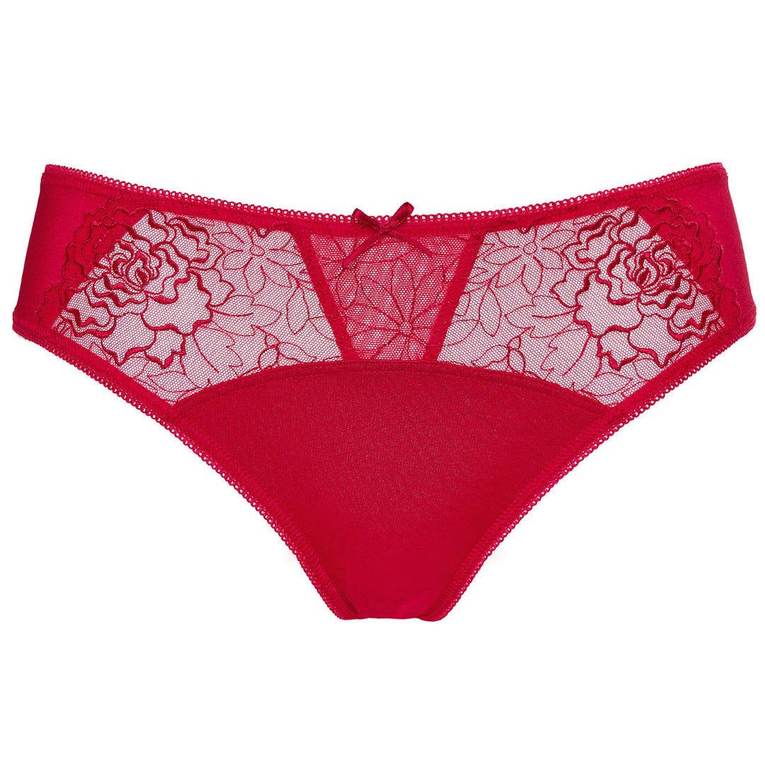 Gorteks Pamela Red Semi Sheer Low Rise Bikini Panty — view 5