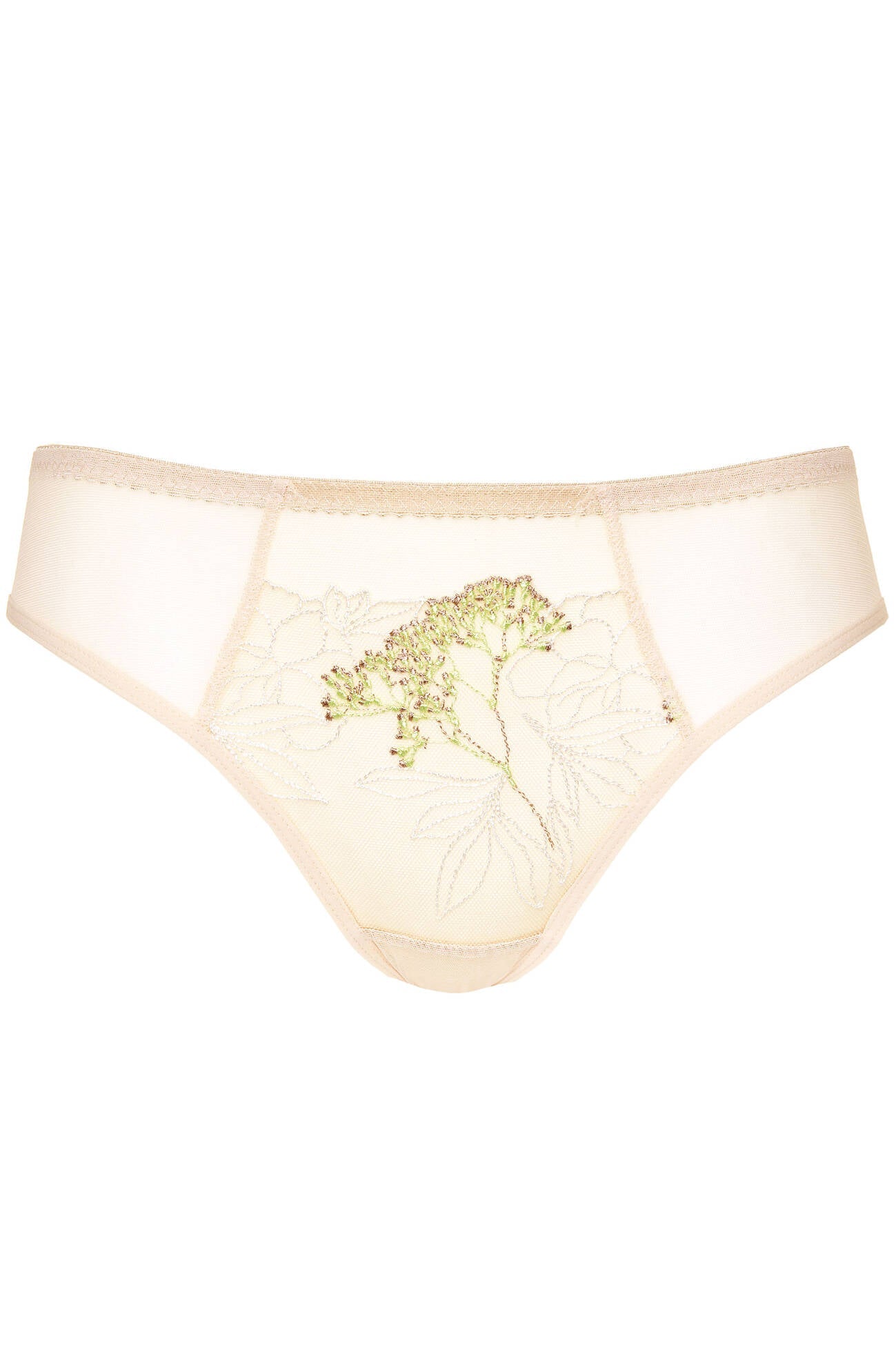 Gorteks Soleil Sheer Mesh Embroidered Bikini Panty — view 5