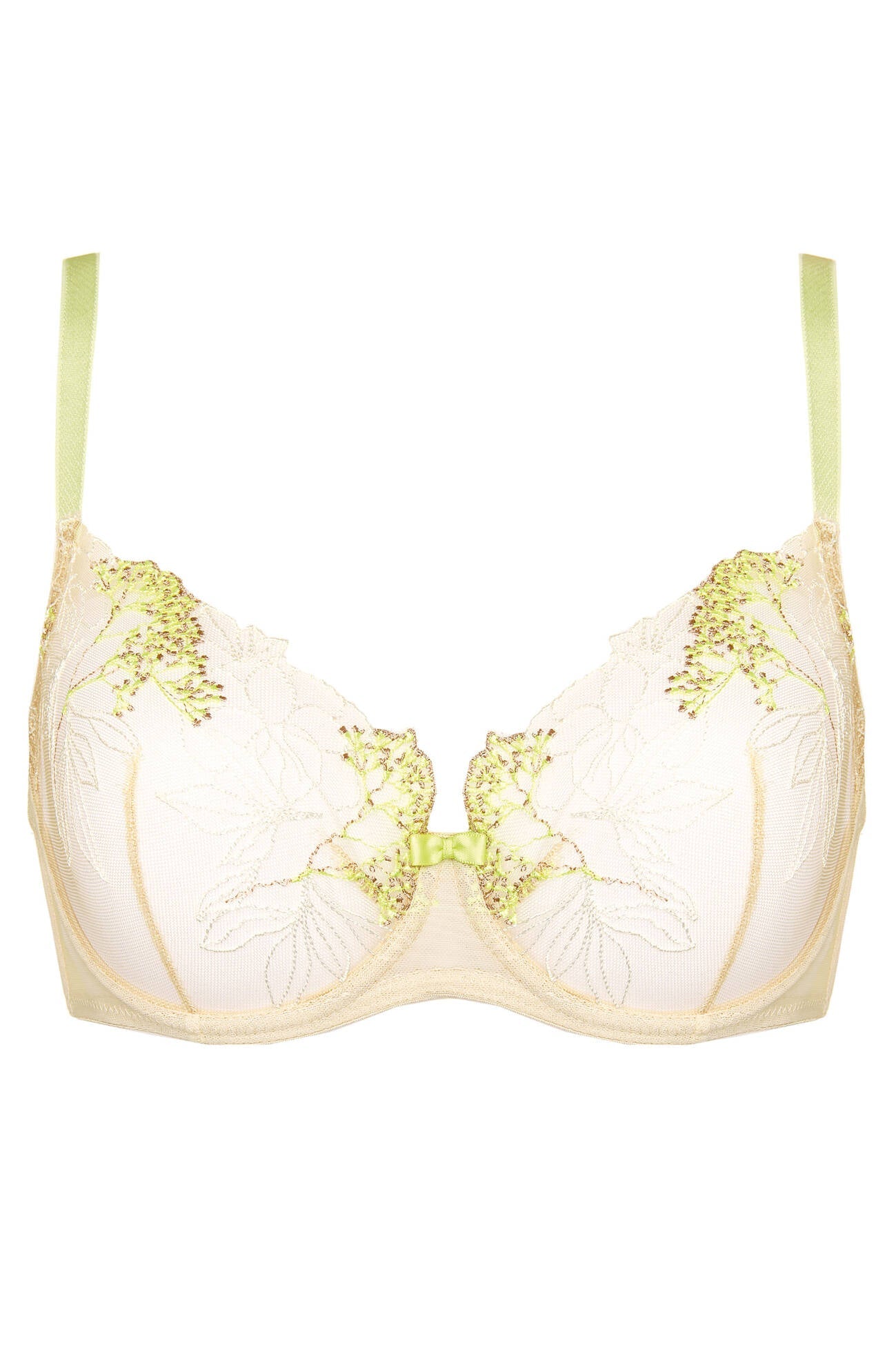 Gorteks Soleil Sheer Mesh Demi Cup Bra — view 6